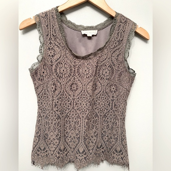 Luna Moon Lace Sleeveless Top Size S - Picture 1 of 7